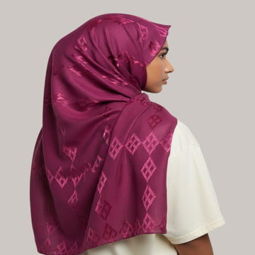 Jersey Jacquard Stole #662 (12pcs Pack) جرسی جیکارڈ اسٹول