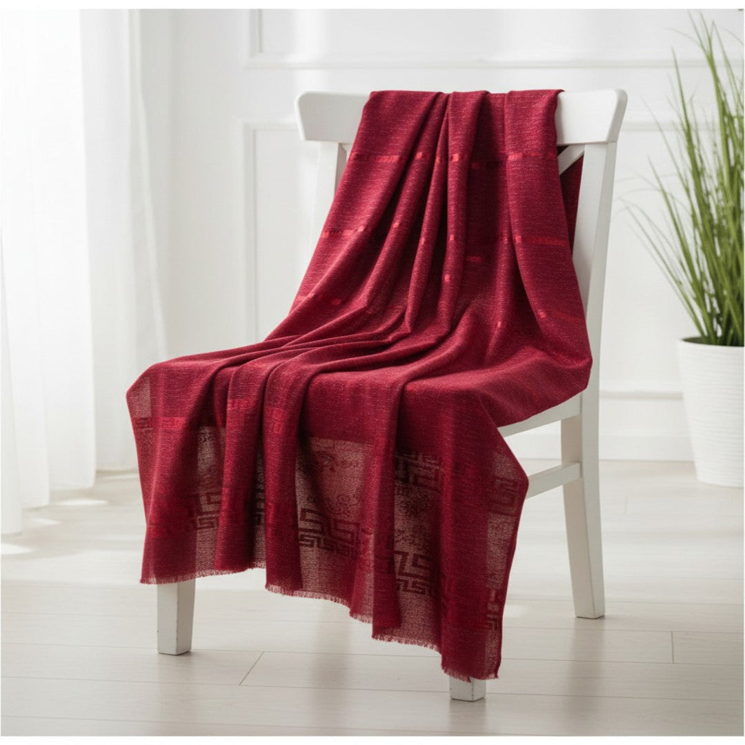 Lawn Jacquard Zari Stole, 12-piece wholesale pack, Rayyan Hijab Store - photo 1