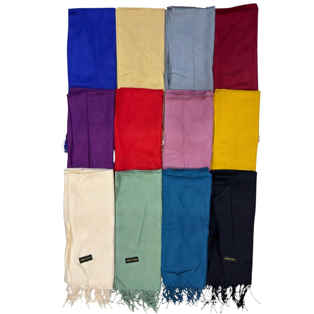 Embossed Pashmina #Sc13, 12-piece wholesale pack, Rayyan Hijab Store - photo 4