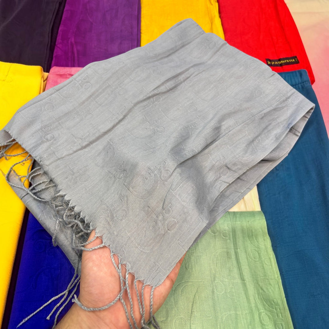 Embossed Pashmina #Sc13, 12-piece wholesale pack, Rayyan Hijab Store - photo 1