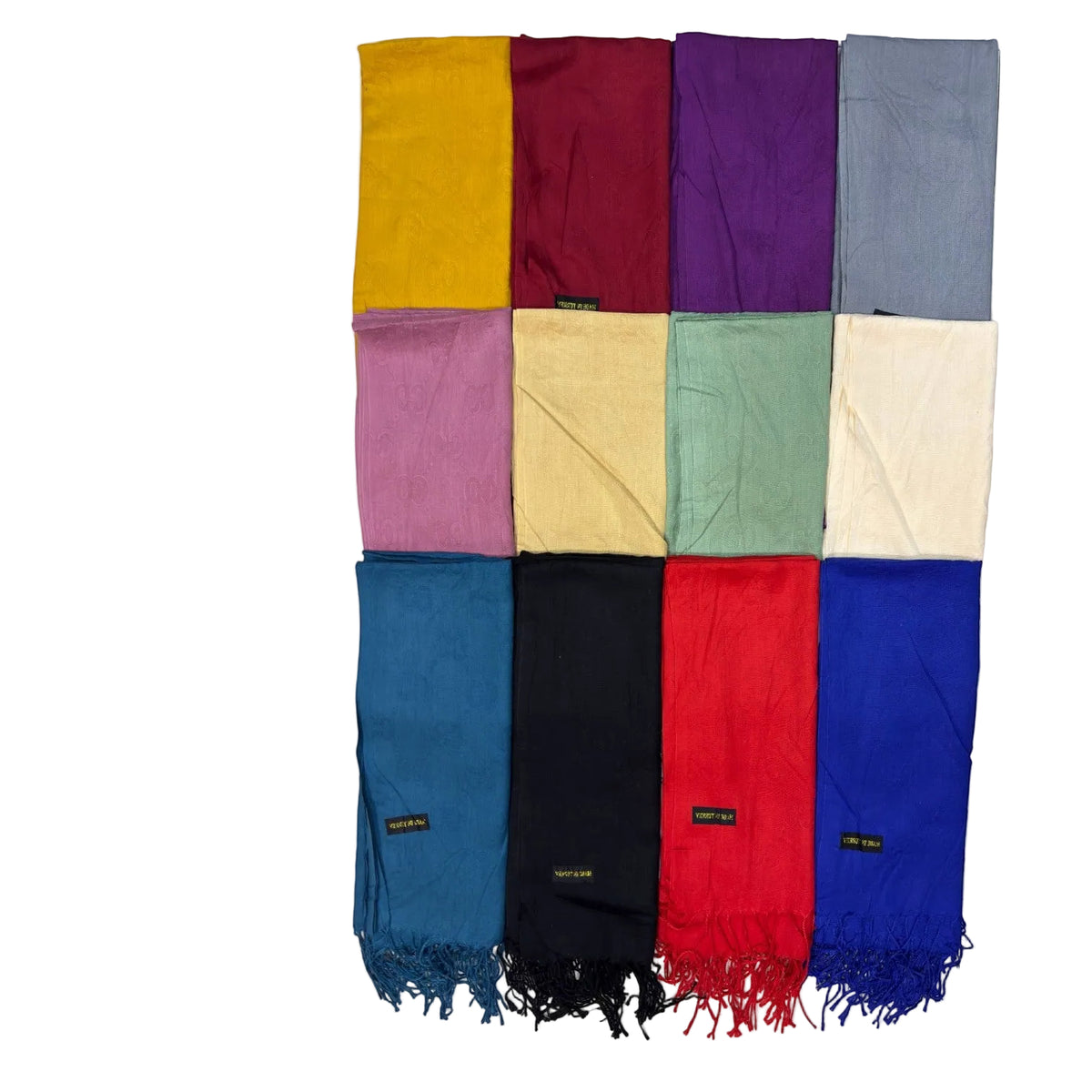 Embossed Pashmina #Sc13, 12-piece wholesale pack, Rayyan Hijab Store - photo 3
