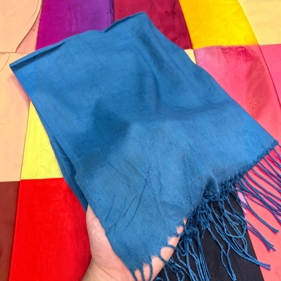 Embossed Pashmina #Sc13, 12-piece wholesale pack, Rayyan Hijab Store - photo 1