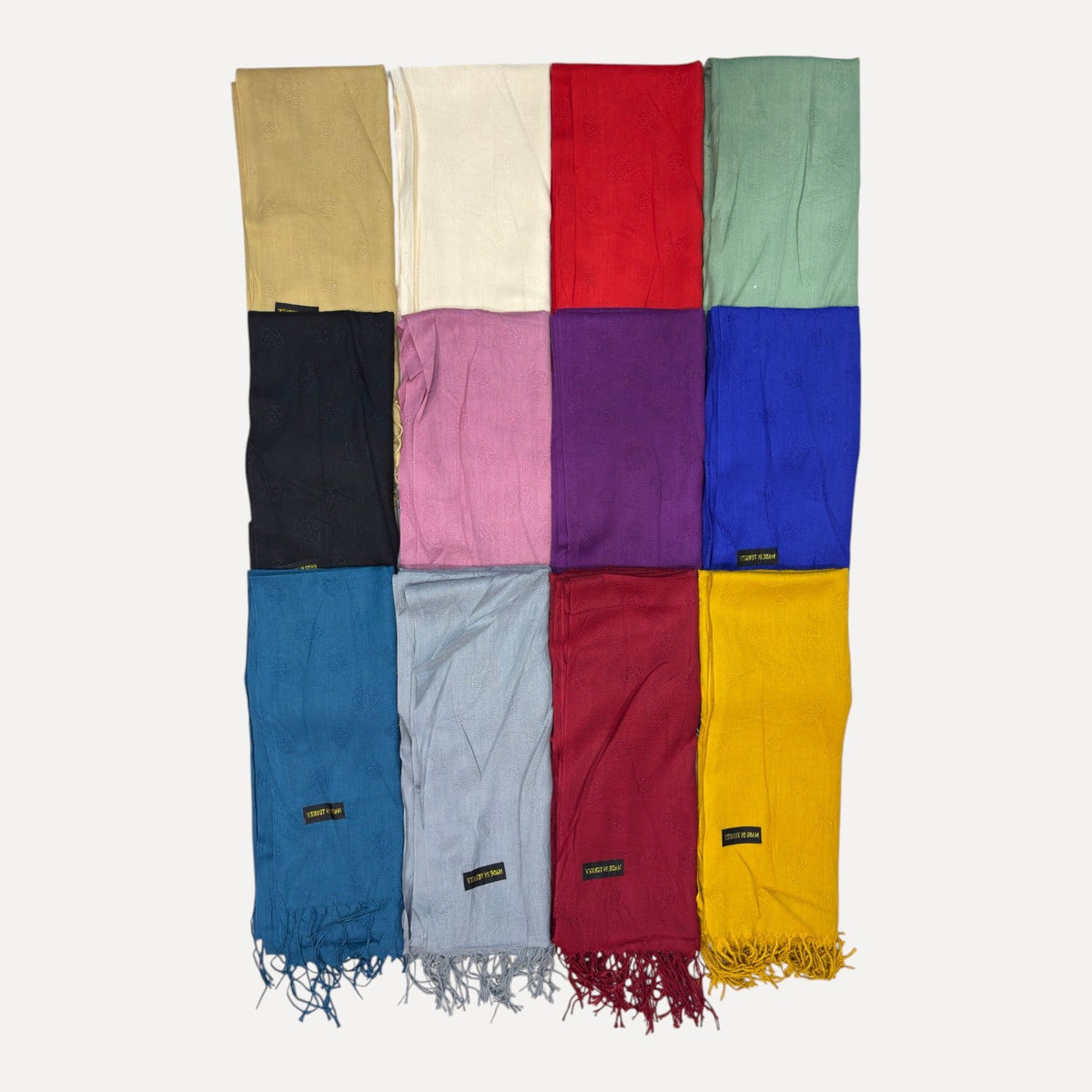 Embossed Pashmina #Sc13, 12-piece wholesale pack, Rayyan Hijab Store - photo 3