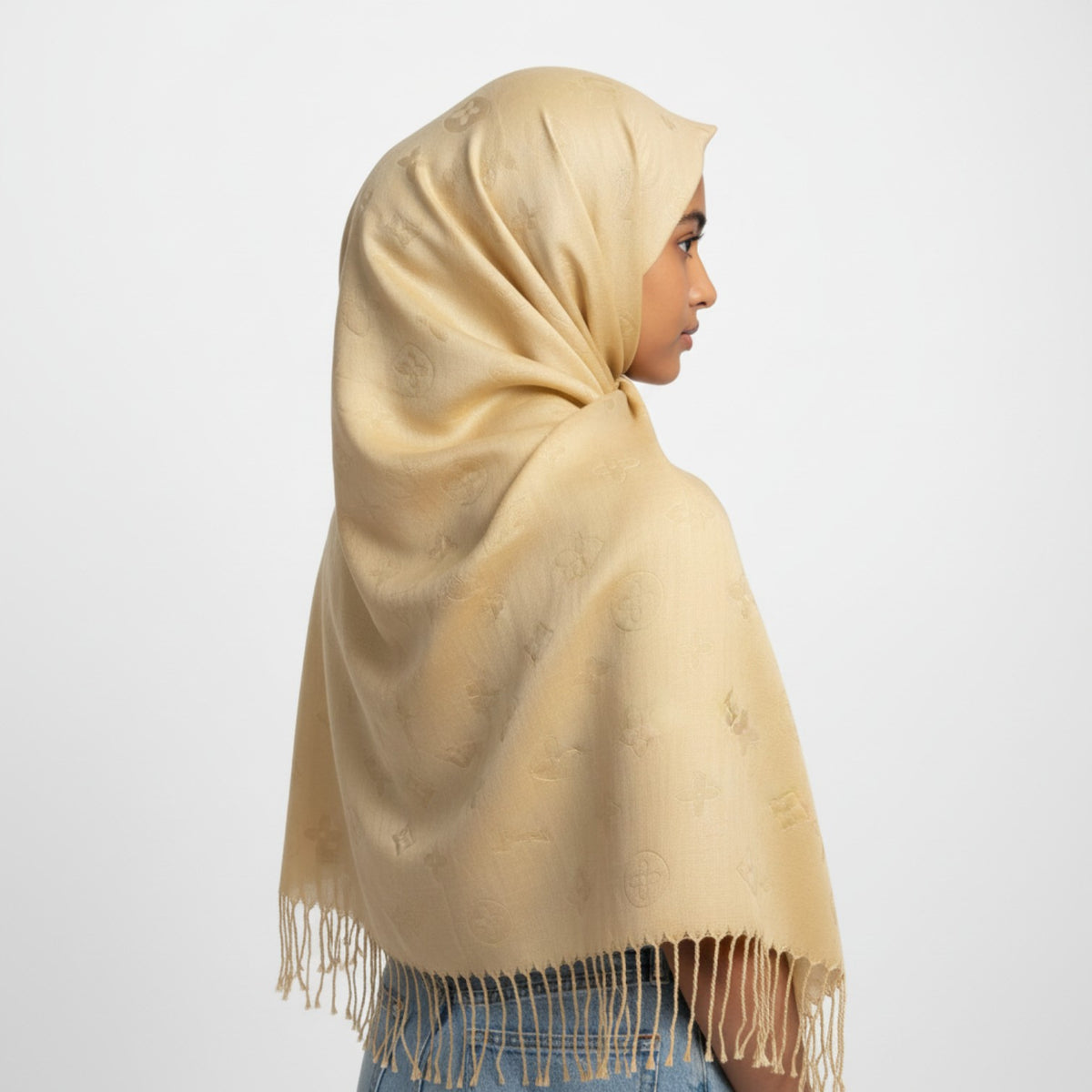 Embossed Pashmina #Sc13, 12-piece wholesale pack, Rayyan Hijab Store - photo 1