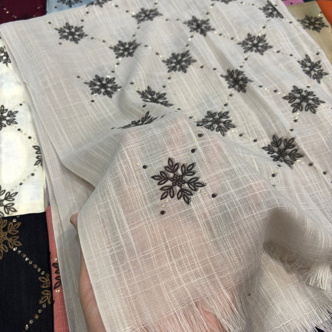 Cashmere Printed Stole #Sc18, 12-piece wholesale pack, Rayyan Hijab Store - photo 1