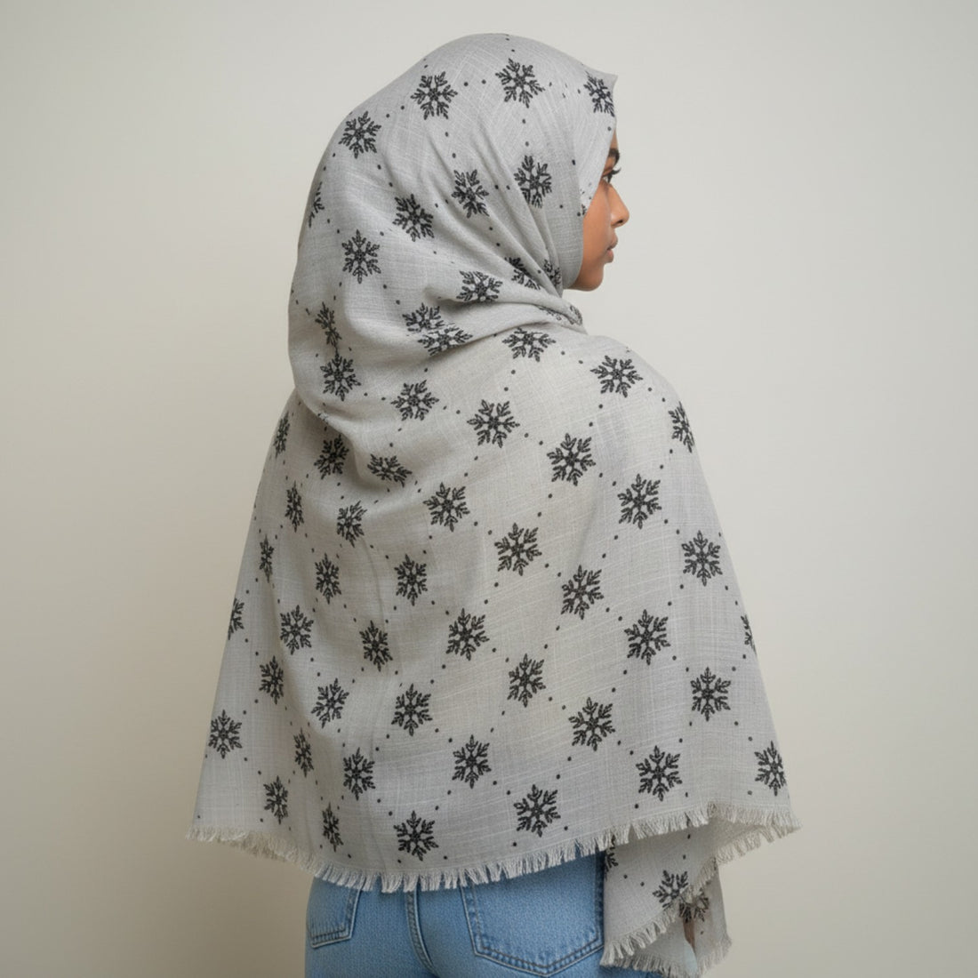 Cashmere Printed Stole #Sc18, 12-piece wholesale pack, Rayyan Hijab Store - photo 1