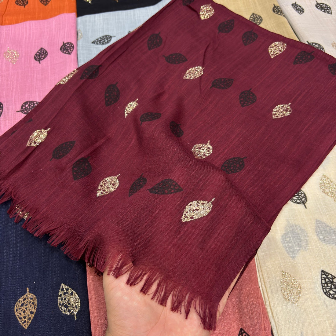 Cashmere Printed Stole #Sc18, 12-piece wholesale pack, Rayyan Hijab Store - photo 1