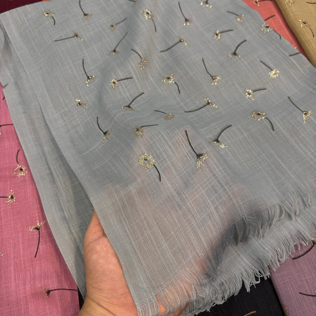 Cashmere Printed Stole #Sc18, 12-piece wholesale pack, Rayyan Hijab Store - photo 1