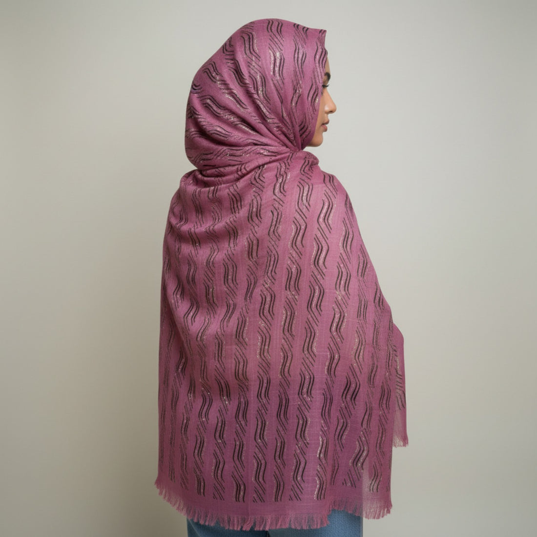 Cashmere Printed Stole #Sc18, 12-piece wholesale pack, Rayyan Hijab Store - photo 1