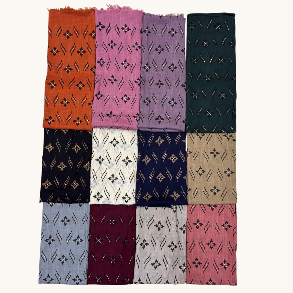 Cashmere Printed Stole #Sc18, 12-piece wholesale pack, Rayyan Hijab Store - photo 4