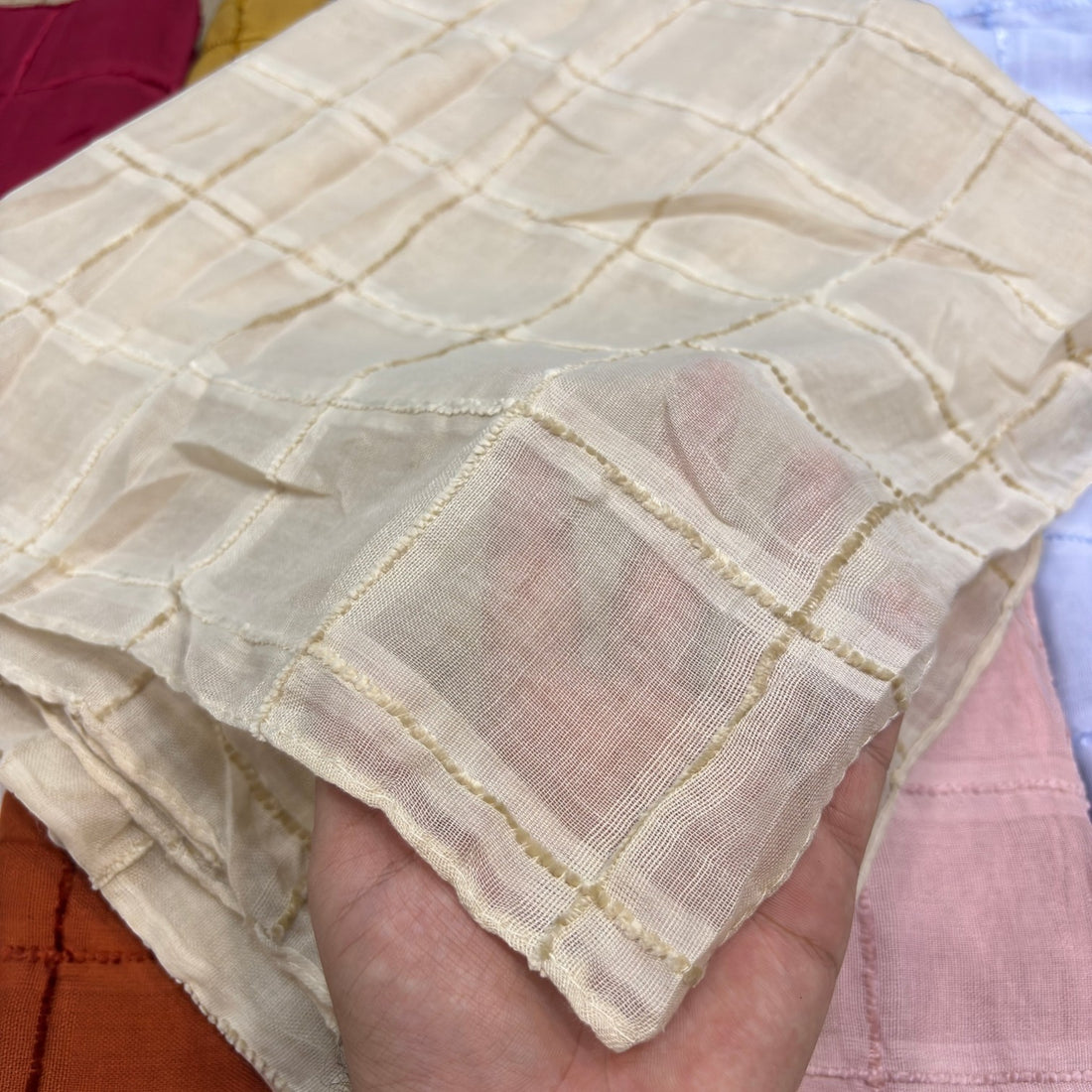 Fancy Lawn Stole #151, 12-color wholesale pack, Rayyan Hijab Store - photo 1