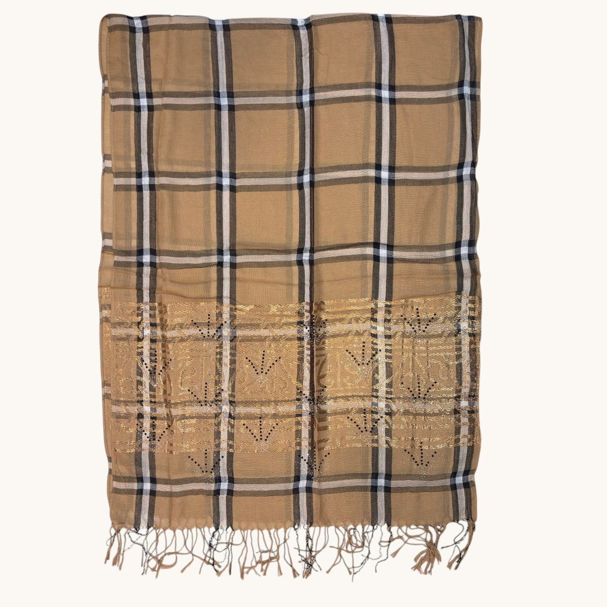 Checkered Nug Pallu #526, 12-piece wholesale pack, Rayyan Hijab Store - photo 4