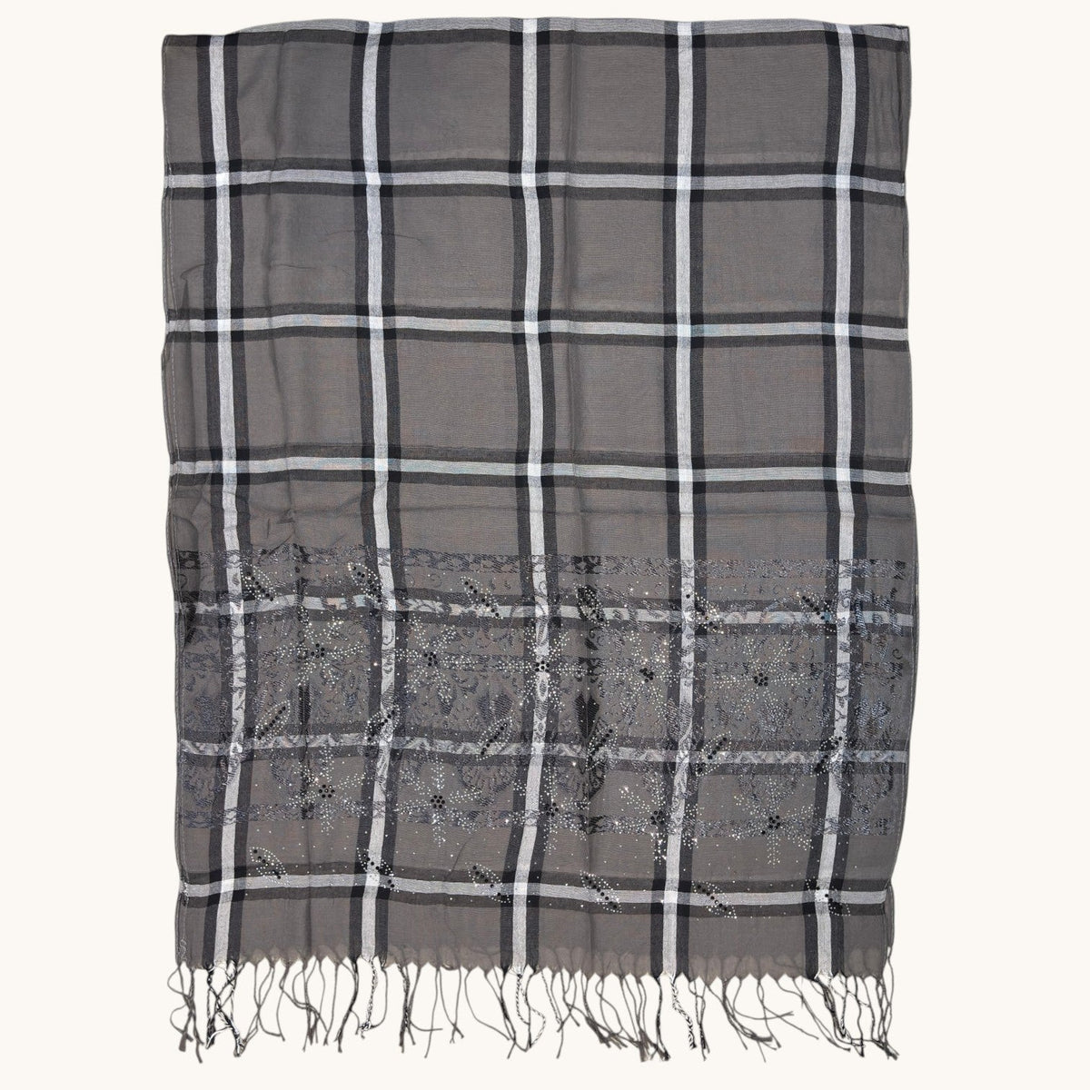 Checkered Nug Pallu #526, 12-piece wholesale pack, Rayyan Hijab Store - photo 4