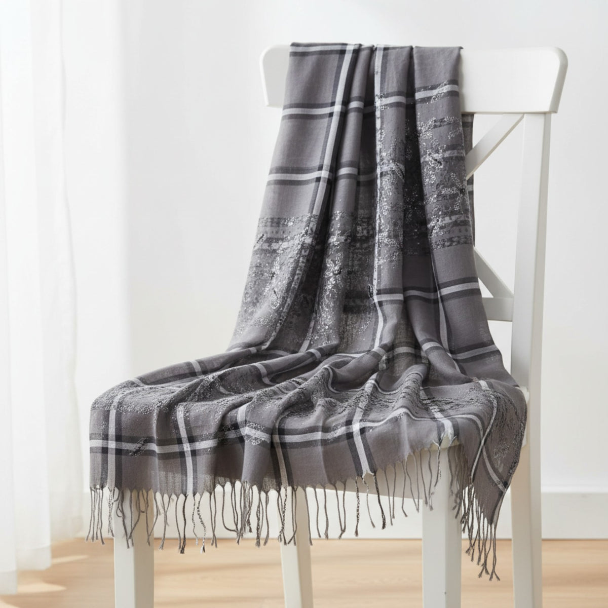 Checkered Nug Pallu #526, 12-piece wholesale pack, Rayyan Hijab Store - photo 3