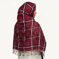 Checkered Nug Pallu #526, 12-piece wholesale pack, Rayyan Hijab Store - photo 1