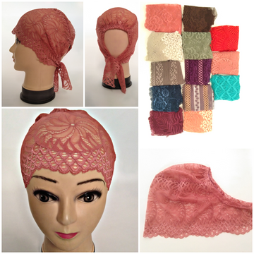 Net Lace Cap #198 (Pack of 12pcs)