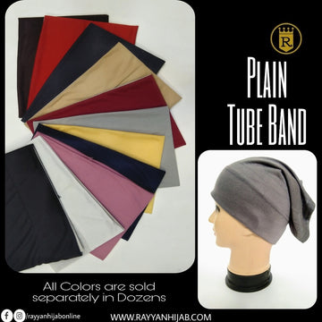 Cotton Jersey Tube Band (12pcs Pack) کاٹن جرسی ٹیوب بینڈ