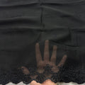 Chikankari embroidery chiffon dupatta design code 681-D7