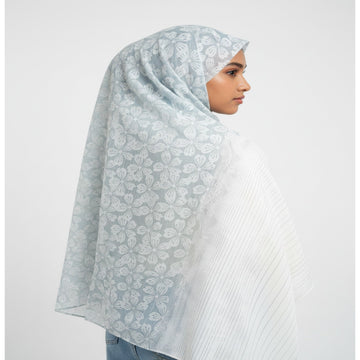 Nepali Silk Jacquard Stole #531 (12pc pack) نیپالی سلک جیکارڈ اسٹول